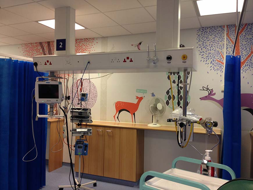 Paediatric High Dependency Unit - vinyls