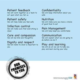 Poster listing all of the promises: alternative layout