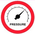 PRESSURE logo